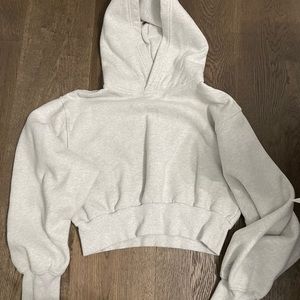 aritzia cropped sweater